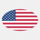 Search for american flag oval stickers United states
