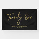 Search for black and gold birthday banners Simple