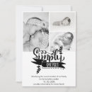 Search for blessed birth announcement cards Elegant