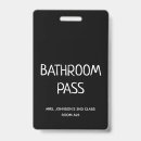 Search for bathroom pass Back to school