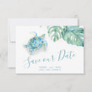 Search for turtle save the dates Tropical
