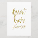 Search for dessert invitations Gold