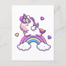 Search for cute unicorn postcards Girly