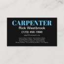 Search for cabinet maker business cards Carpenter