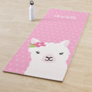 Search for llama yoga mats Girl