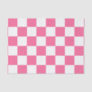 Search for pink gingham pattern tissue paper Pink and white