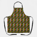 Search for happy design aprons Red
