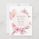 Search for cherry blossom save the dates Boho