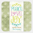 Search for peace and joy stickers Vintage
