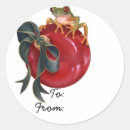 Search for cute tree frog stickers Red