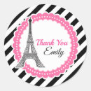 Search for paris baby shower stickers Pink