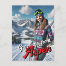Search for aspen postcards Snowboard