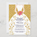 Search for glitter bridal shower invitations Gown