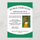 Search for burial invitations Celebration of life