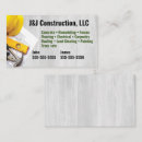 Search for hard business cards Construction