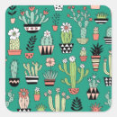 Search for blooming cactus stickers Illustration