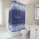 Search for navy blue shower curtains Sparkle