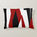 Search for black and white abstract cushions Red