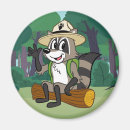 Search for ranger magnets Racoon ranger rick
