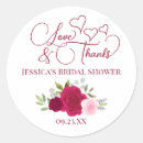 Search for hot pink roses stickers Bridal shower