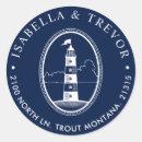 Search for nautical invitation stickers Lighthouse