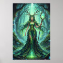 Search for forest goddess posters Mystical woman