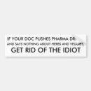 Search for medicine bumper stickers Doctor