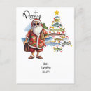Search for fish christmas invitations Santa