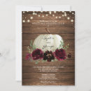Search for pumpkin wedding invitations Rustic