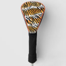 Search for animal print golf head covers Stripes