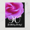 Search for 91st birthday invitations Floral