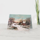 Search for snowy village scene christmas cards Town