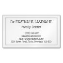 Search for prosthodontist business cards Understated