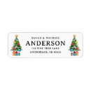 Search for family tree return address labels Xmas