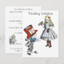 Search for alice in wonderland wedding invitations Mad hatter