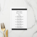 Search for fancy wedding menus Stylish