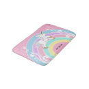 Search for rainbow unicorn bath mats Girly