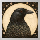 Search for dark crow art posters Raven