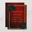 Search for blood red invitations Hallowedding