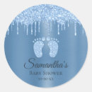 Search for blue baby feet stickers Glitter