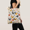 Search for chicken tote bags Red