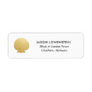 Search for seashell wedding return address labels Elegant