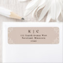 Search for taupe return address labels Classic