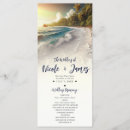Search for beach wedding programs Ceremony