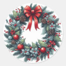 Search for christmas greeting stickers Red