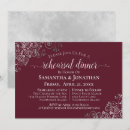 Search for burgundy rehearsal dinner invitations Formal