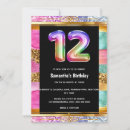 Search for 12 years birthday invitations For kids