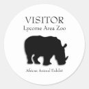 Search for african rhino stickers Zoo