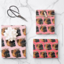 Search for pink dog wrapping paper Cute