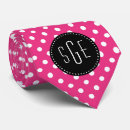 Search for polka dot monogram ties Dots
